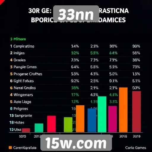 Estatísticas de jogos populares no 33nn